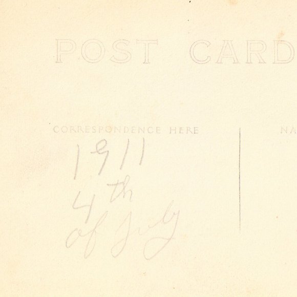 RPPC - Group of People - 4th of July 1911 M2002 - Picture 2 of 2